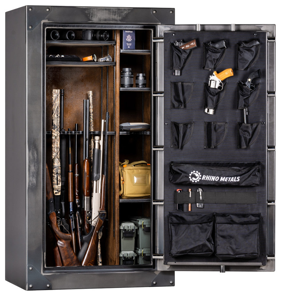 Rhino Strong Box | 44 | 80 Minute Fire Protection | Iron | Black Electronic Lock | 66&quot;(H) x 36&quot;(W) x 25&quot;(D)