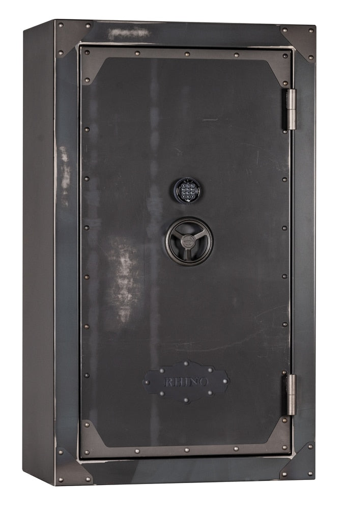 Rhino Strong Box | 52 | 80 Minute Fire Protection | Iron | Black Electronic Lock | 72&quot;(H) x 42&quot;(W) x 27&quot;(D)